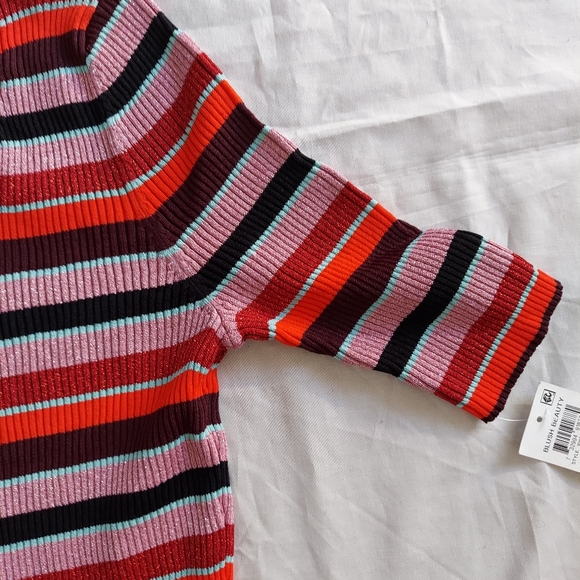 Metallic Striped Sweater Dress Bar III - Picture 5 of 5